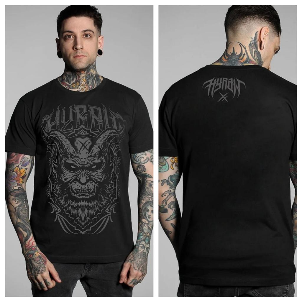 JUDGE Gothic Dark Art Style Summer Casual TShirt Unisexs and Womens Luxury Brand Top New Art