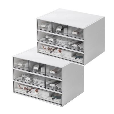 Desktop Storage Cases, Customizable Drawers, Letter Cases, Stylish Storage Boxes, A5 Size, for Cosmetics, Stationery, Desk Storage, Document Cases (Se