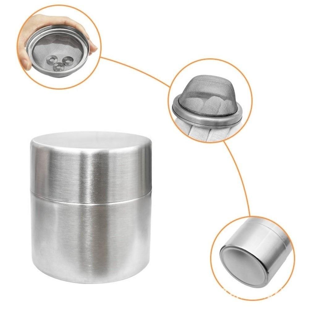 Mit Pudersieb Matcha-Dose Zylindrisches Tee-Siegelglas Matcha-Pulverdose Tee-Organizer