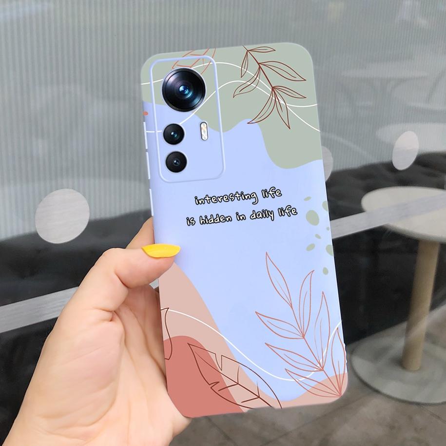 For Xiaomi 12T Pro Case Mi 12T 2022 New Fashion Art Painted Cover Soft Fundas Phone Case For Xiaomi Mi 12T Mi12T Pro Cover Coque