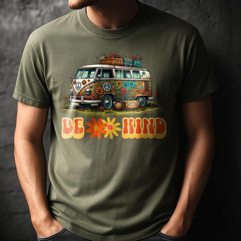 60s Vintage Style Kindness Shirt, Retro “Be Kind” T-Shirt