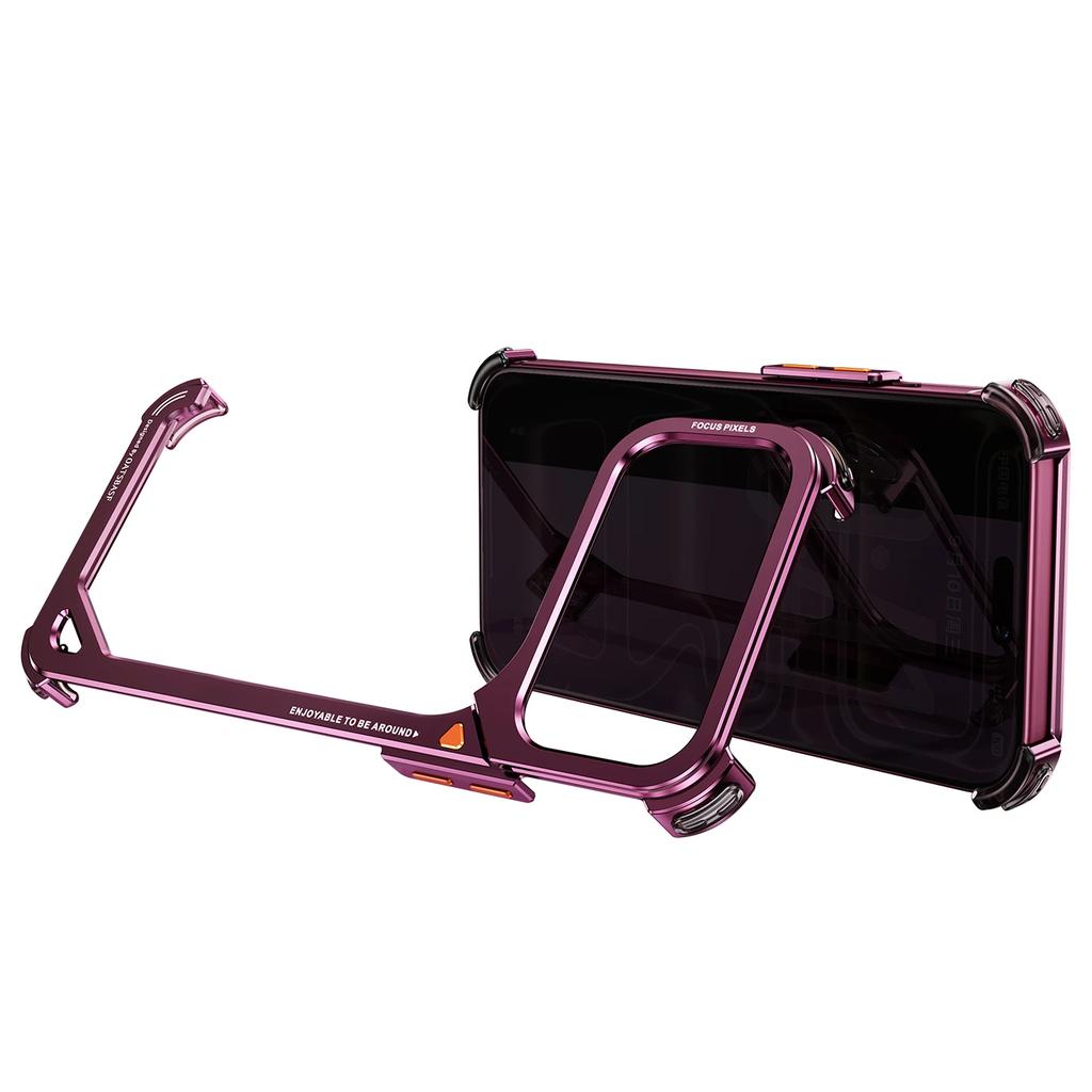 Oatsbasf 9‑Shape Bumper Case for iPhone 18 Pro Max / 17 Pro Max, Phone Cover with Camera Kickstand, Air‑Cushion Shock‑Absorbing