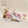 Pom-Pom Baby First Walker Shoes - Non-Slip Toddler Floor Shoes with Rabbit Design for Spring and Autumn