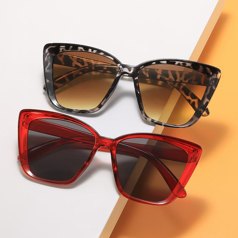 Oversized Cat Eye Sunglasses Men Women Fashion Outdoor UV Protection Travel Goggles Shades Vintage Retro Ultralight Sun Glasses