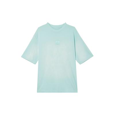 Comfortable Breathable Short Sleeve T-Shirt Men Tops Blue Green FZ1915368