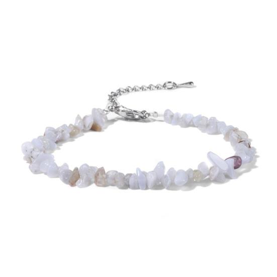 Women Bracelet Irregular Beads Decor Adjustable Length Non-fading Bracelet Wrist Jewelry Versatile