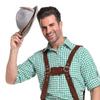 Fedora Hat Oktoberfest Hat Bavarian Costume Cosplay Cap Feather Decors Hat  Men Women