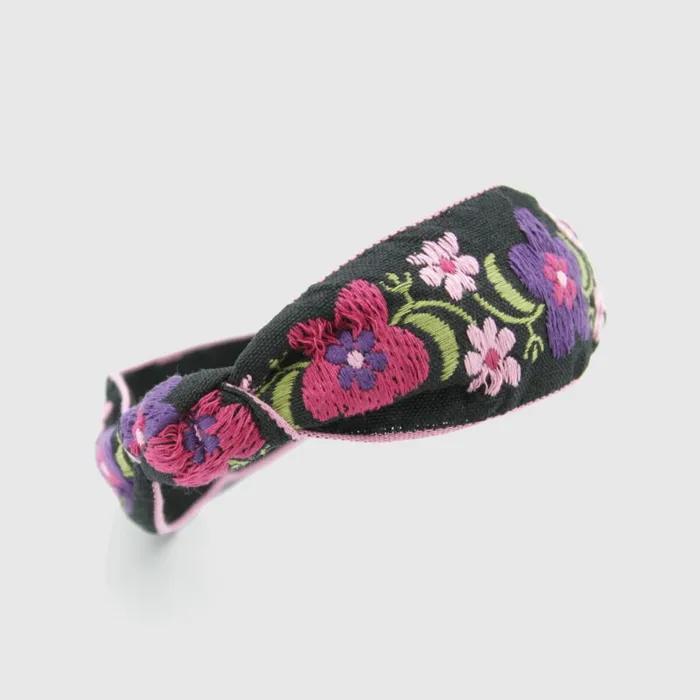 LALA Violet Flower Bohemian Imported Hairband