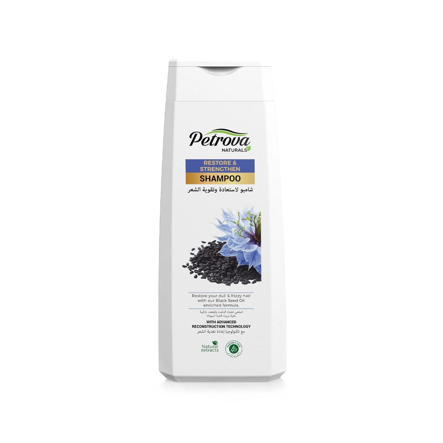 

Restore & Strengthen Black Seed Naturals Shampoo - 400 ml Petrova 400 ml