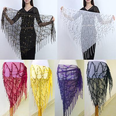 Women Belly Dance Costumes Belly Dancing Waist Chain Hip Scarf Sequins Tassel Indian Belly Dance