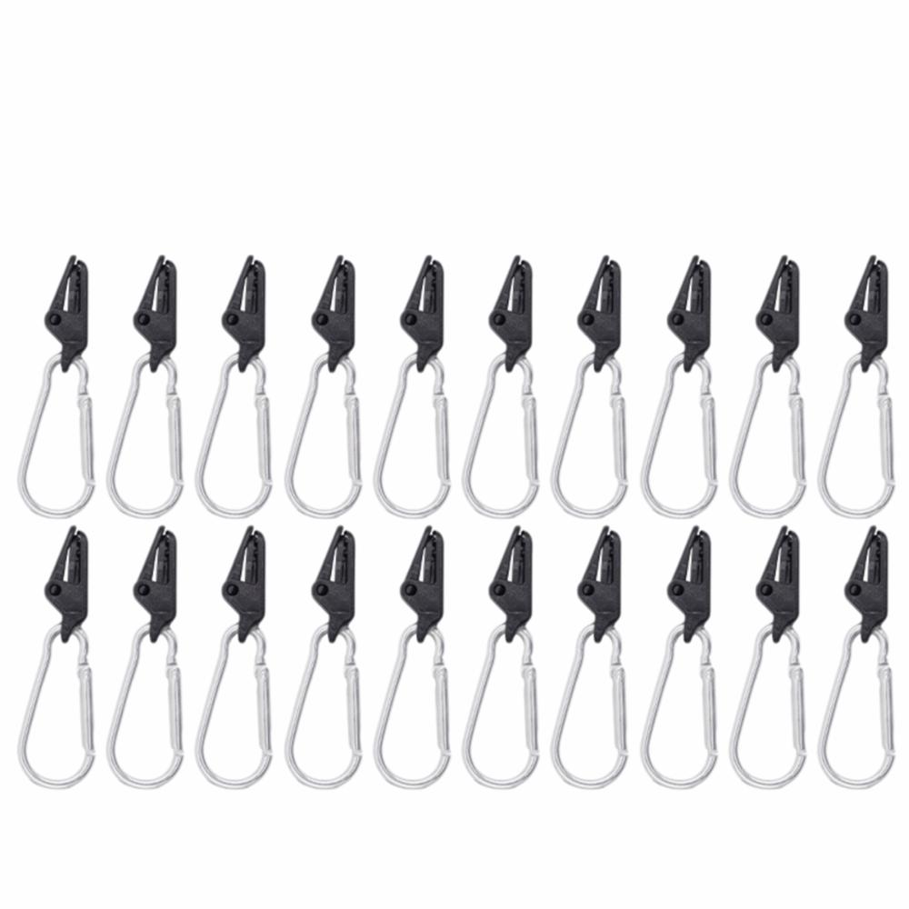 40Pcs Plastic Alligator Tent Clips Anti-Skid Awning Tarpaulin Clips Outdoor Camping