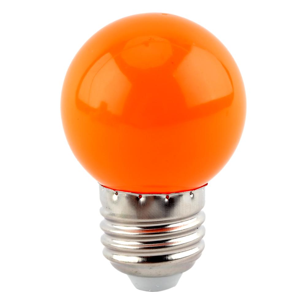 2W E27 Multicolor Round LED   Light Bulb Globe Lamp Home Bar Shop Lighting White