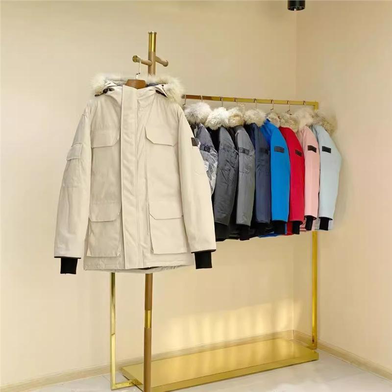 High Version New Goose Down Jacket Expedition Men and Women Canada Thickened Jacket Wolf Hair