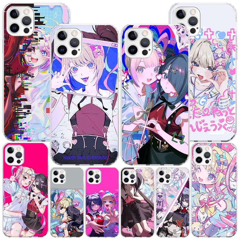 Needy Girl Streamer Overload Phone Case For iPhone 17 Air 16 Pro Max 16E 15 + 14 Plus 11 12 13 Mini 7 8 SE Gift Print Cover Fund