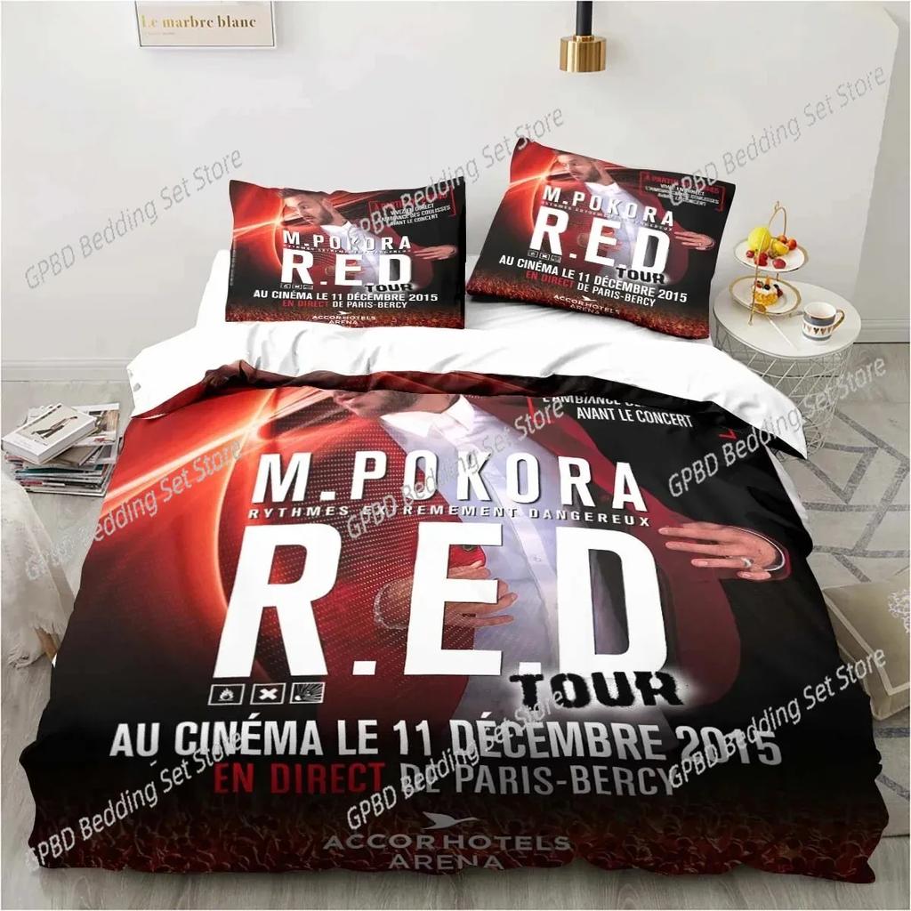 3D Print Matt M. Pokora Comfortable Duvet Quilt Cover Pillowcase Bedding Set Children Bedroom Decoration Home Textile