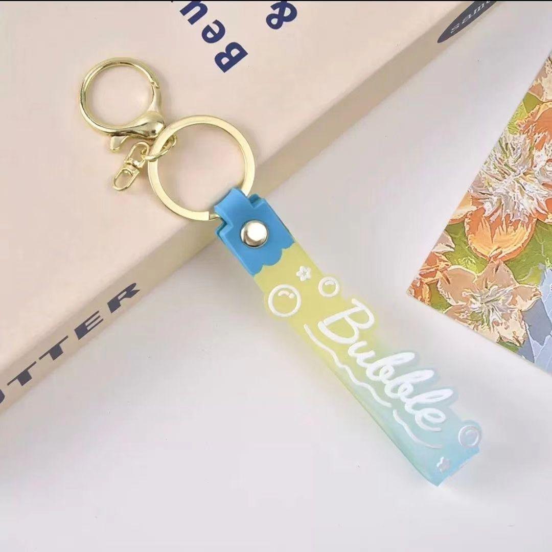 

Градиентный мультяшный кожаный брелок-подвеска