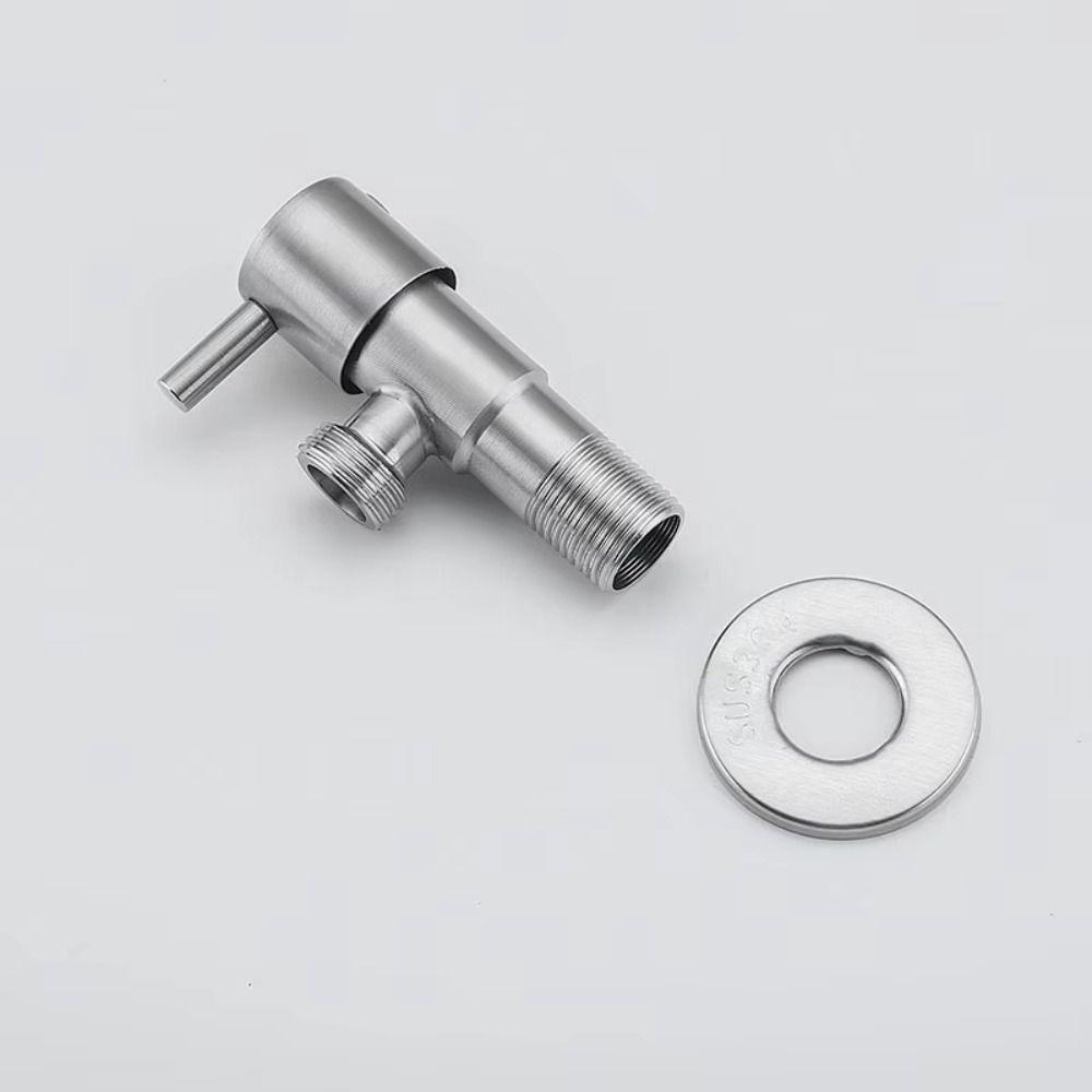 Stainless Steel Angle Valve Angle Inlet Triangle Valve Switch Valve Inlet Water Stop Valve  Kitchen