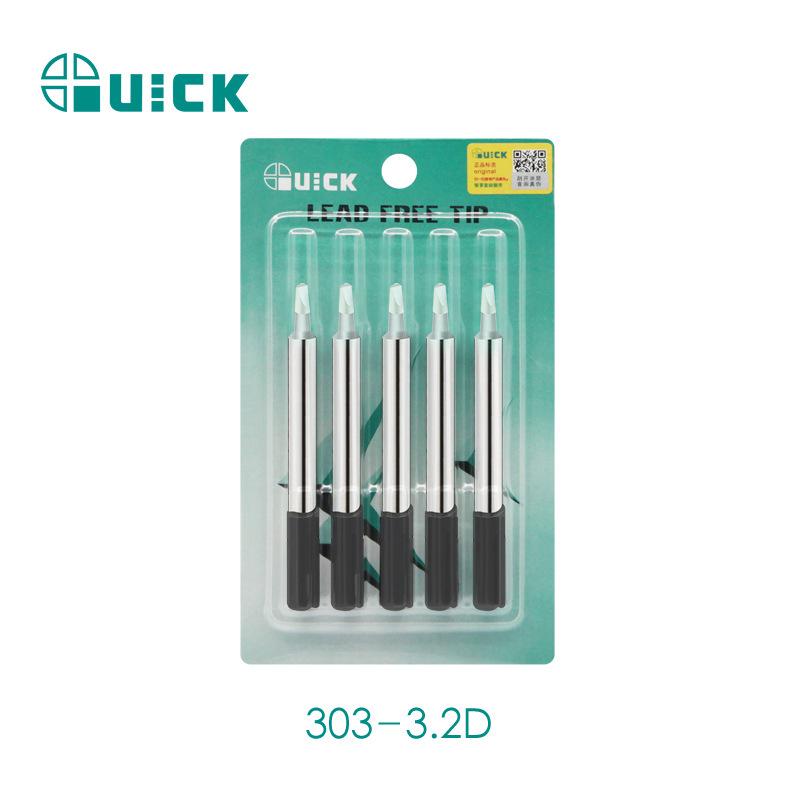 QUICK Kuaike 301/303 Soldering Station Tips: 303B/I/C/D.