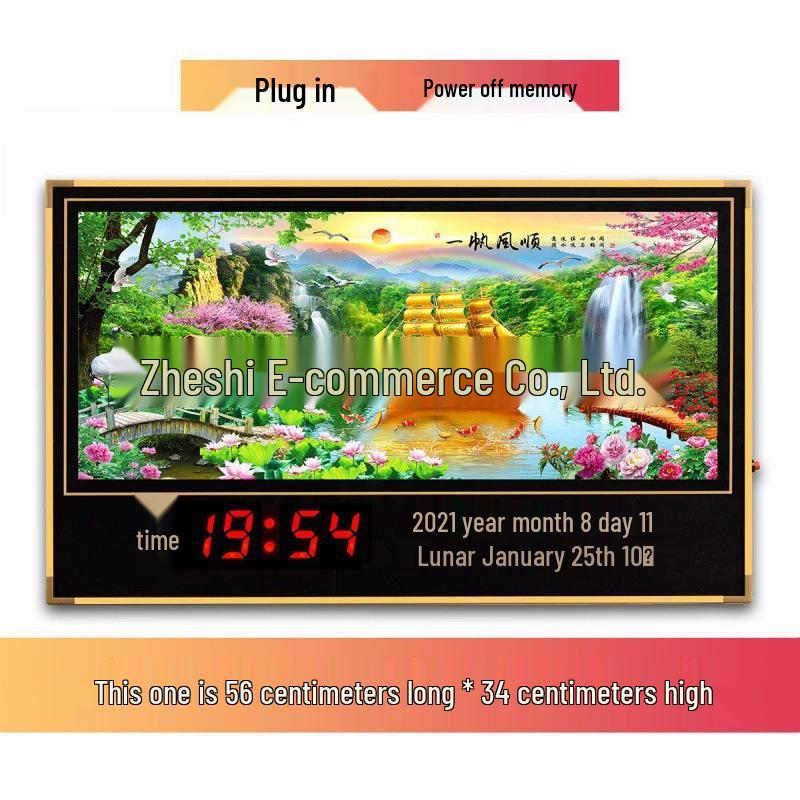 2025 Digital Perpetual Calendar with Automatic Time Sync – Wall-Mounted Electronic Clock for Home, Free Shipping