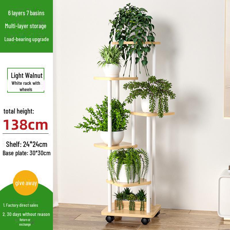 Cross-Border Multi-Layer Indoor Flower Rack for Living Room or Balcony