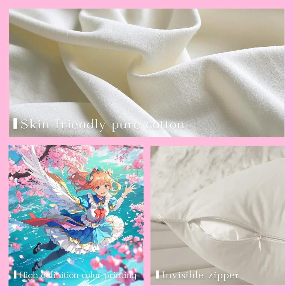 Hot New Chris Brown Rapper Pillow Case Anti-Dustmite Pillowcase Invisible Zipper Silky Short Plush Sofa Cushion Cover
