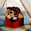Gremlins printed throw blanket—lightweight,soft,warm;versatile blanket for all seasons—perfect as &air-conditioning throw,nap blanket