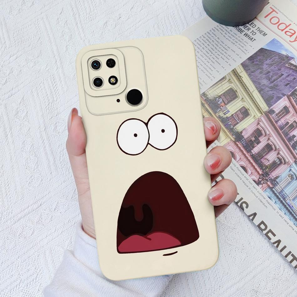 Case For Xiaomi Redmi 10C 10X 10A Sport Panda Camera Coverage Soft Liquid Silicone Cover For Redmi 10 C X A Sport Funda Bumper