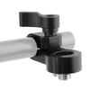 HDRIG 15mm Single Hole Rod Clamp Adapter with 3/8 Screw for Arri Locating Pin Photography Aluminum Rod Accessory 2280