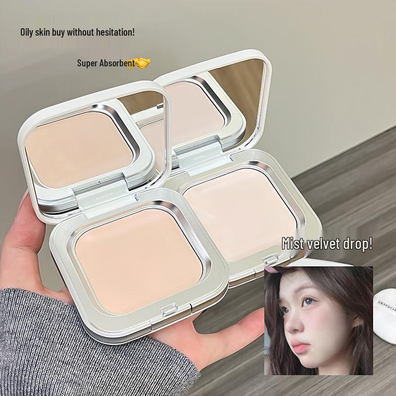 Sensory Party Mist Satin Pressed Powder Concealer - Waterproof, Sweatproof, Non-Cakey, Wet/Dry Use Setting Powder 1064.