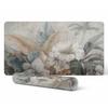Modern Protective Keyboard Mat Floral Vintage Pattern 100X50 Cm
