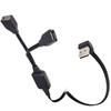 20CM-110CM Dual Data USB 2.0 To 1 Male and 2 Female, Power Adapter and Distributor, USB Charging Power Cable, Extension Cable