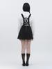 TUOMIO Apron-Like Mini Dress [Black]