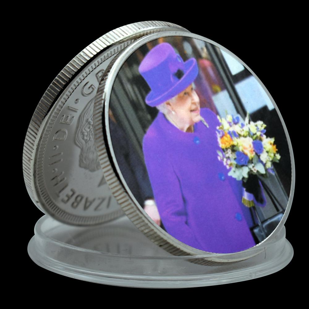 Queen of England, Elizabeth II, Metal Commemorative Coins, 5 Styles, Classic Challenge Coins, Essential Collection for Fans