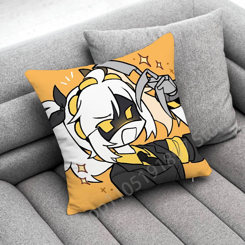 M-Murder Drones Doll N J Uzi Throw Pillow Case For 50x50cm 40x40cm 55x55cm 45x45cm 30x30cm Square Bedroom Pillowcase Cover