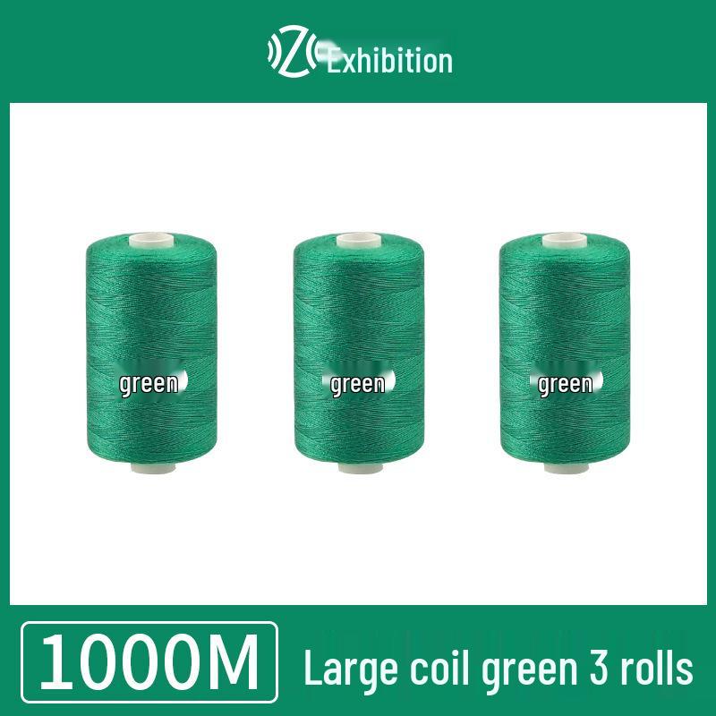 Polyester Sewing Thread - 1000 Yards for Garments & Crafts, Assorted Colors, Small Spool