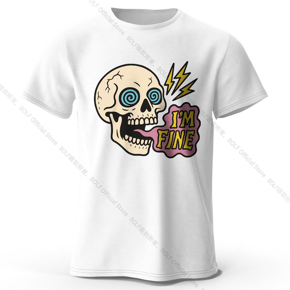 

Men s T-Shirt 100% Cotton Oversized Sarcastic Graphic Tees Summer Tops Y2k Harajuku Streetwear High Quality Durable Loose Fit S