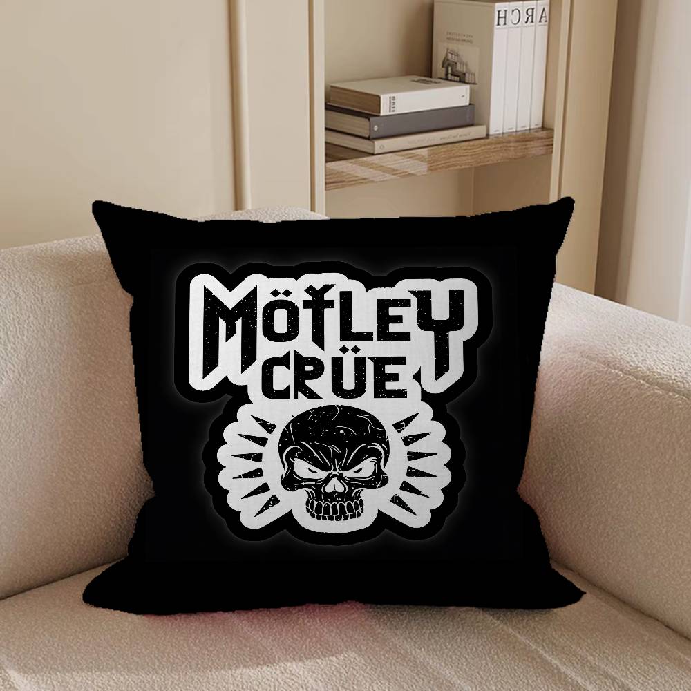 Popular Band M-Motley-Crues Pillowcases Home Bedding Decorative Pillow Cover Wedding Super Soft Pillow Case