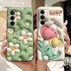 For Realme C75 4G Case Cute Cartoon Luxury Candy Painted Cover Shockproof Soft TPU Phone Case For Realme C75 C 75 RealmeC75 Bags
