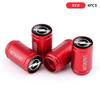 Car Accessories 4Pcs Tire Valve Waterproof Dustproof Cap Cover For Opel Astra Insignia Mokka Zafira Corsa Vectra Antara Meriva HV8