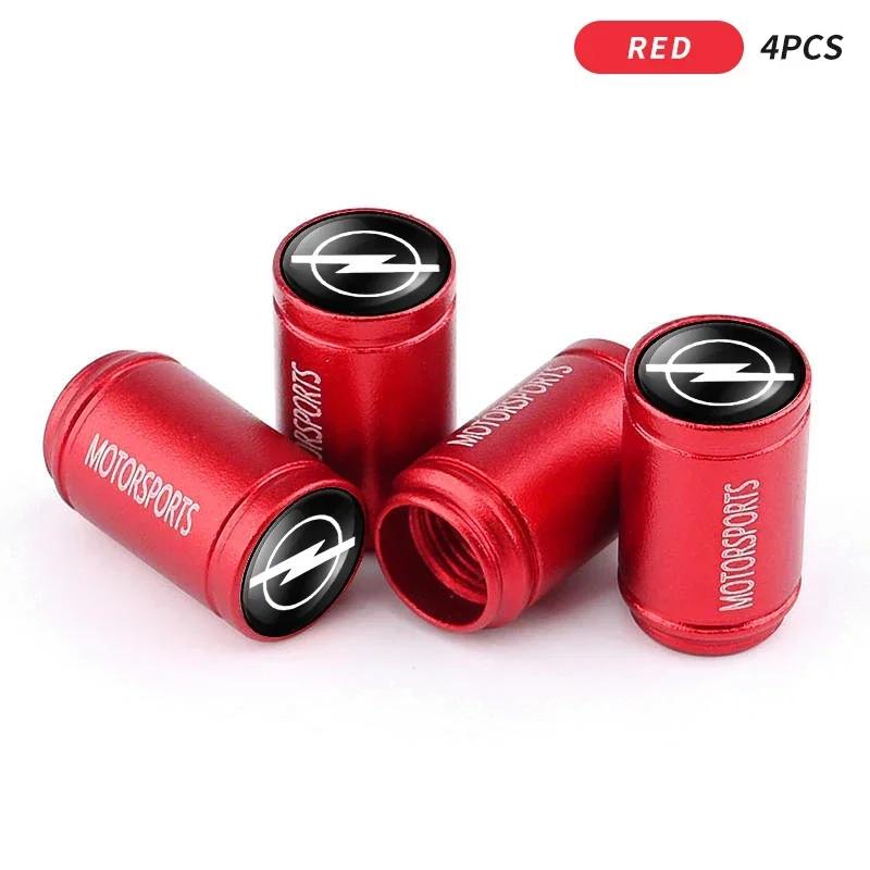 Car Accessories 4Pcs Tire Valve Waterproof Dustproof Cap Cover For Opel Astra Insignia Mokka Zafira Corsa Vectra Antara Meriva HV8