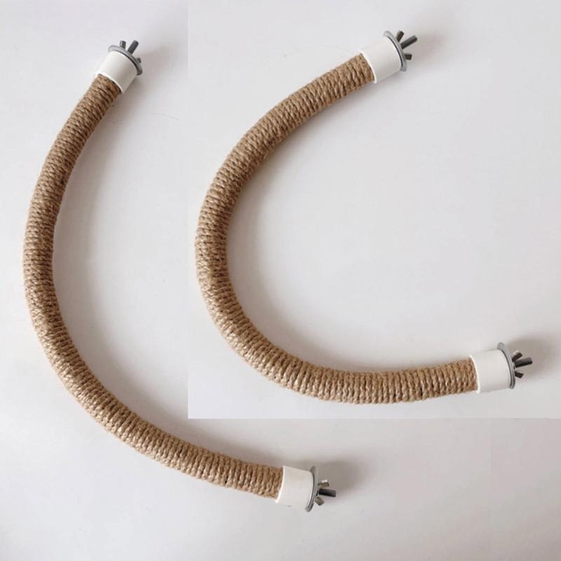 Bird Swing Toy Teeth Mouth Molar Hamster Chew Rod Toy Perch Parrot Budgies Bird Exercise and Entertainment