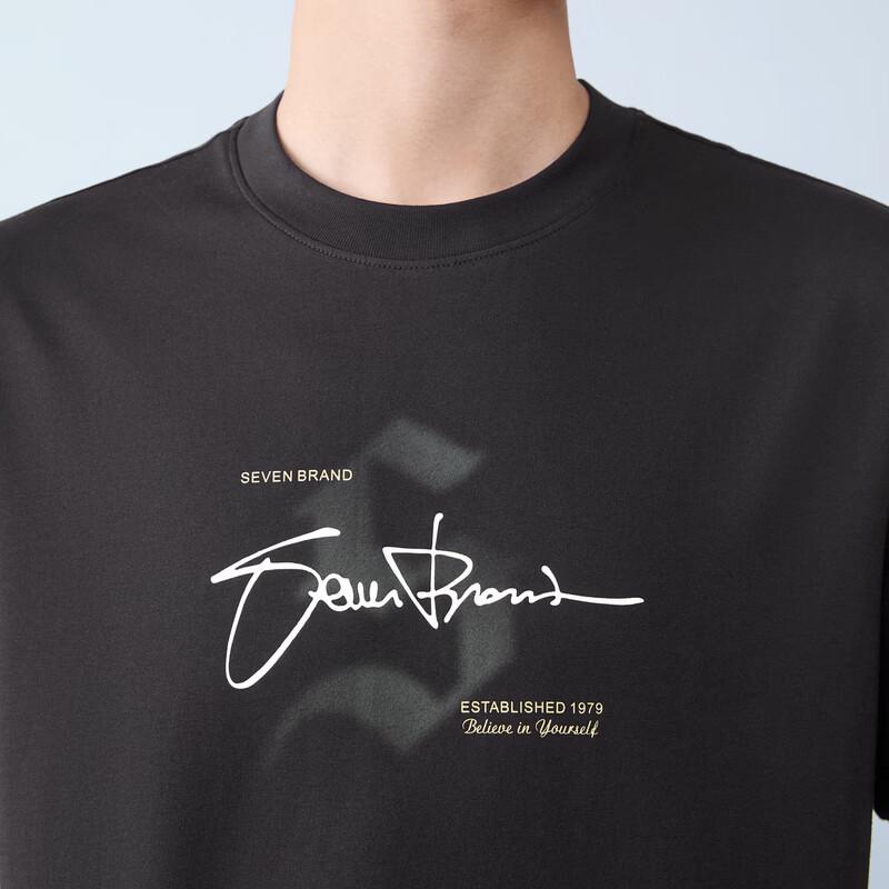 SEVEN Men's Cooling Xinjiang Cotton Short Sleeve T-Shirt