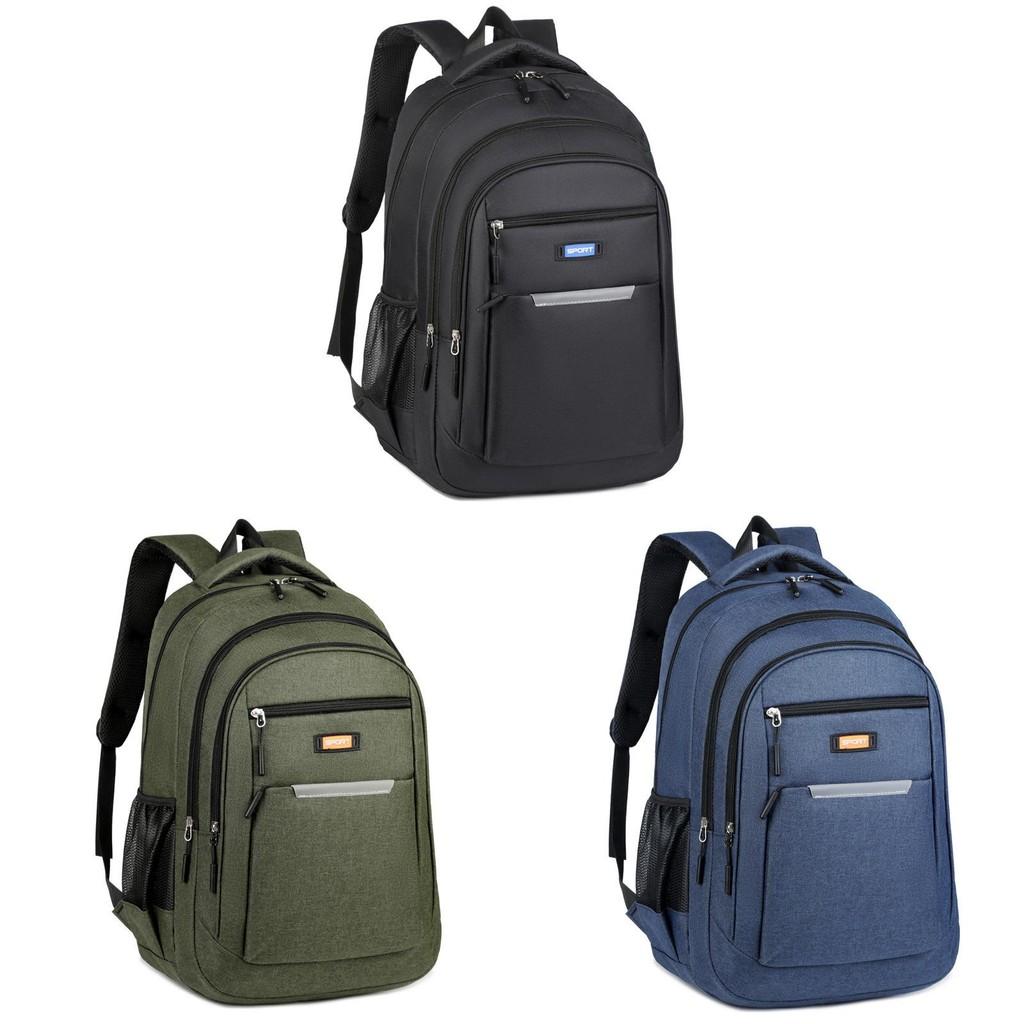 Laptop Backpack Breathable Compartment Bag For Travel School Durable Unisex