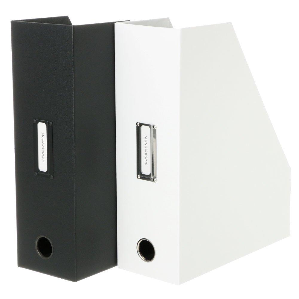 G-Classe Ladonna Monochrome Box File A4S White PAM-491WH