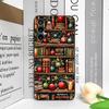 Decorações de Natal Estante Impressão de Livro Capa de Telefone para Honor Huawei 200 100 PRO 80 90 70 Lite X9 X8 Magic 7 6 5Pro Capa Macia