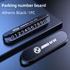 BAGE7 2026 Car Sticker Car Temporary Parking Telephone Sign Phone Number Plate For BMW Performance X1 X3 X5 E39 E46 E90 F20 E60 F30 M3