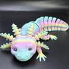 3D Printed Salamandrid Toys Multi-jointed Movable Creative Axolotl Doll Fine-tailed Axolotl Action Figure Desktop Decoration