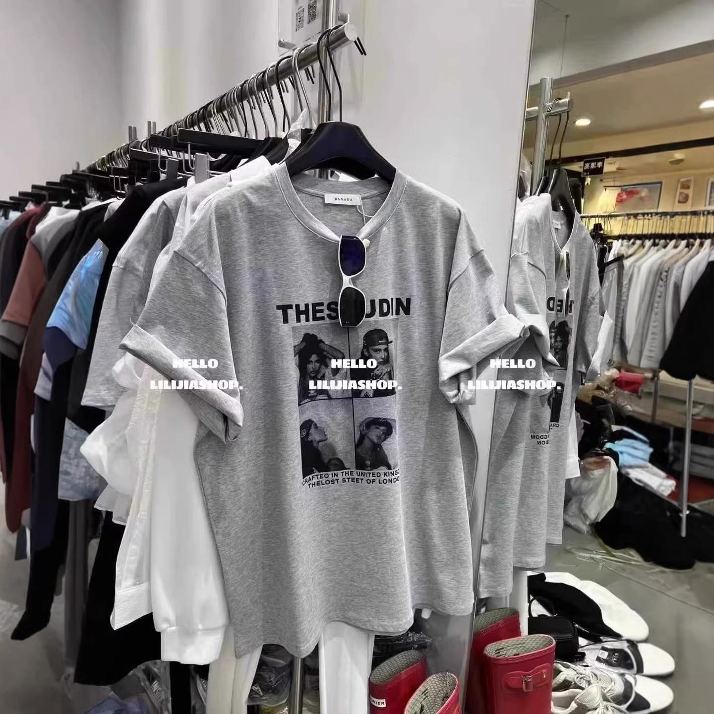 

Women s 2026 High Street Loose Short-Sleeve Cotton T-Shirt - New Trendy Design 2XL сірий колір