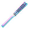 Butterfly Combs Stainless Steel Folding Training Practice Combs Hair Styling Tools For Sport Outdoor Use