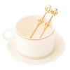 10Pcs Crown Drinking Spoon Set Elegant Wedding Gift Tea Party Souvenir Creative Novelty Crown Coffee Spoons